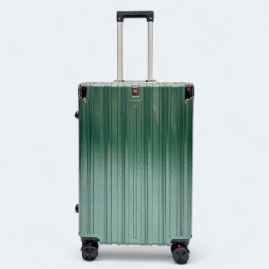 Stylish & Durable Aluminium Frame Luggage – ABS+PC Hard Shell Suitcase – 317-Green