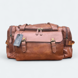 Brown Double Chamber Premium Travel Bag for Family Tour