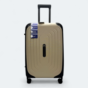 Stylish & Premium Quality Expandable  Luggage 6829  Ivory White  Color