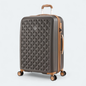 Goby London Ocean GB-3603 Hardshell Suitcase With Authentic TSA Lock Chocolate Color