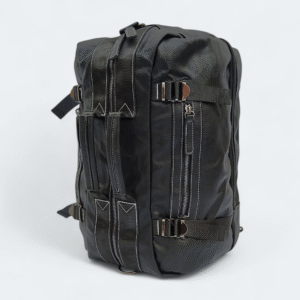 Multifunctional Premium Artificial Leather Backpack/Travel Bag Black 969