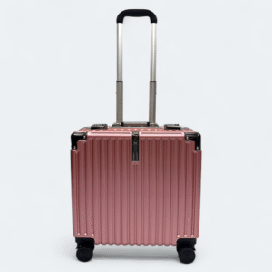 Premium 18" Cabin Dual Lock Luggage Color Pink 317