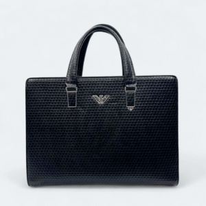 Armani Executive Artificial Leather Office & Business Bag Style Black