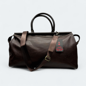 High Quality Artificial Leather Travel Bag For Vacation Trips 2322 chocolate