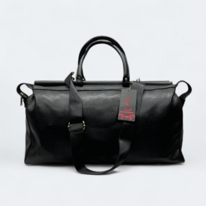 High Quality Artificial Leather Travel Bag For Vacation Trips 2322 Black