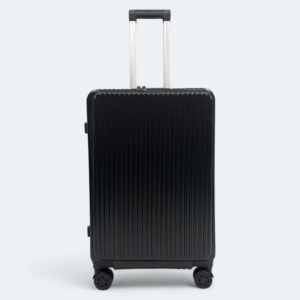 Lightweight Polycarbonate Materials Front Open Luggage 300 Black