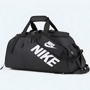 Durable Nike Gym Bag With Shoe Chamber for Active Lifestyle 2073 Black