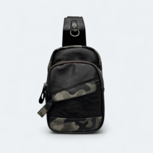 Premium Black Camo Side Bag