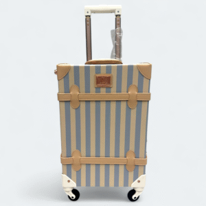 Vintage Style Luggage Set With Makeup box - Classic Travel Combo