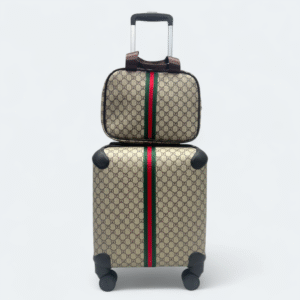 Luxury Travel Suitcase Combo With Spinner Wheels Brown