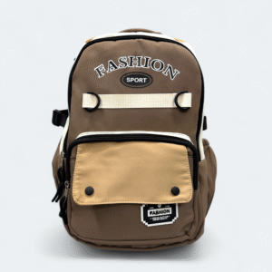 Imported Premium Quality School Bag With Laptop Chamber SCB 109 Brown