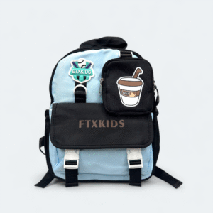 Stylish Baby Backpack With Pencil Holder SCB 101 Sky