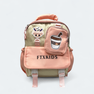 Stylish Baby Backpack With Pencil Holder SCB 101 Pink