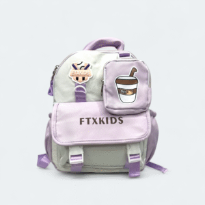 Stylish Baby Backpack With Pencil Holder SCB 101 Purple