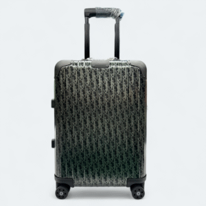 DIOR AND RIMOWA - 20 inch Carry-On Aluminum Suitcase Black