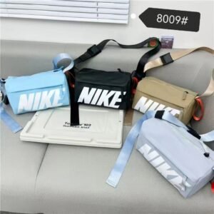 Nike Black Gym Bag  Bag for Men – Stylish Crossbody Bag 8009 Brown